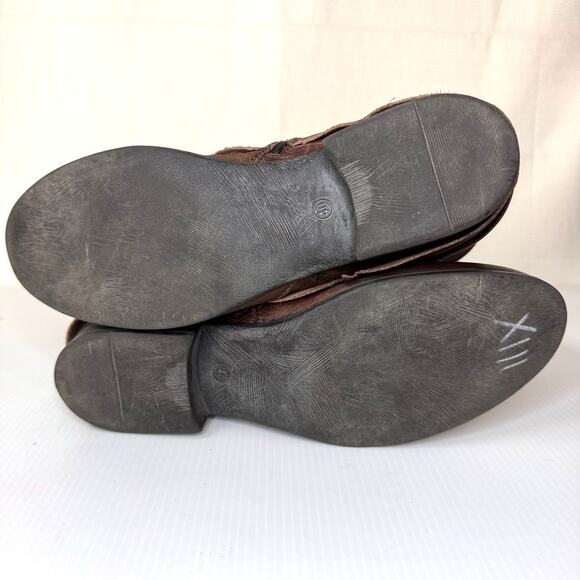 MIZ MOOZ Seymour Bootie EU Size 40 Leather Cowgirl Slouchy Boho Western Slouchy - Picture 9 of 13